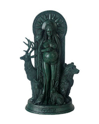 Gaia Statue with animals 