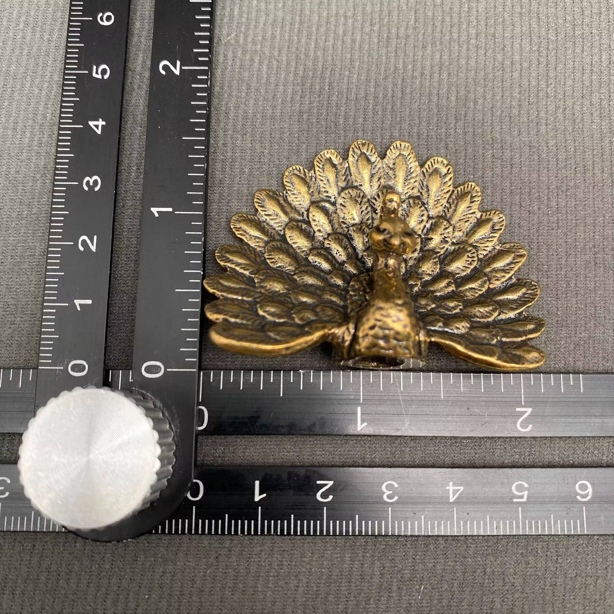 Brass Peacock Figurine