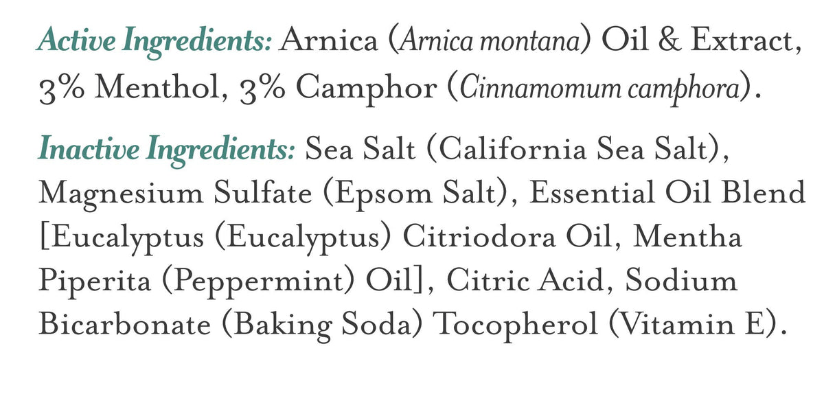 Eucalyptus & Peppermint Foaming Bath Salt Soak