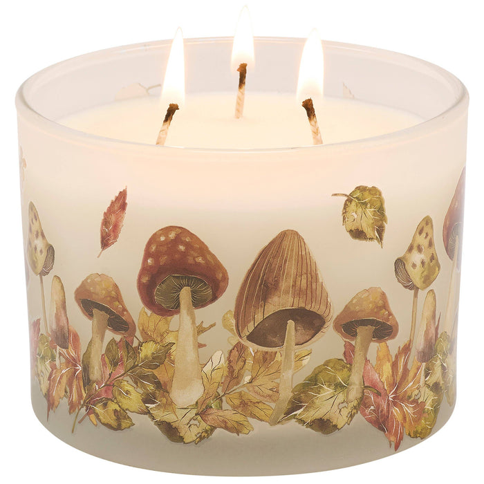 Harvest Leaves Three-Wick Soy Candle