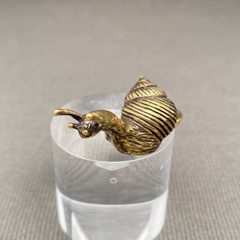 Brass Snail Decoration