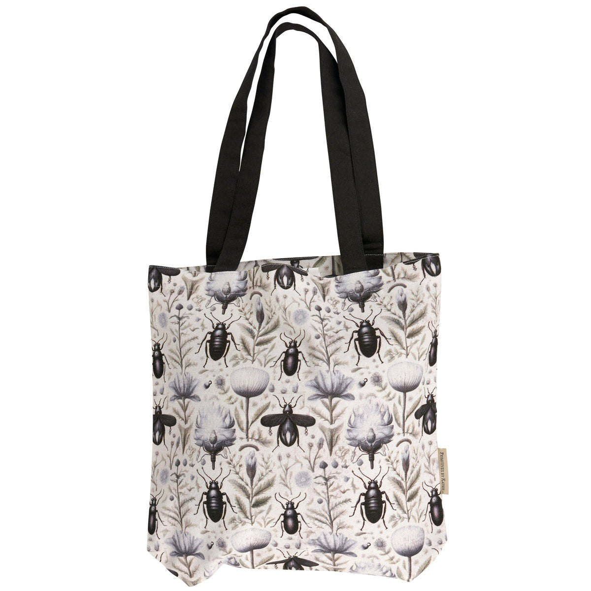 Beetle Botanica Cotton Tote Bag