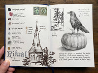 Astronomer Linen Bound Sketchbook with Foil Stamping