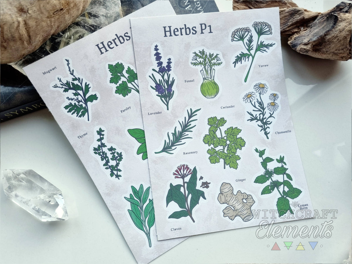 Witching Herbs Sticker Sheets