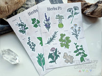 Witching Herbs Sticker Sheets
