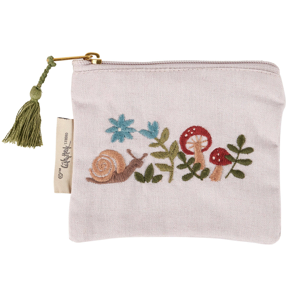 Snail & Mushroom Keepsake Pouch
