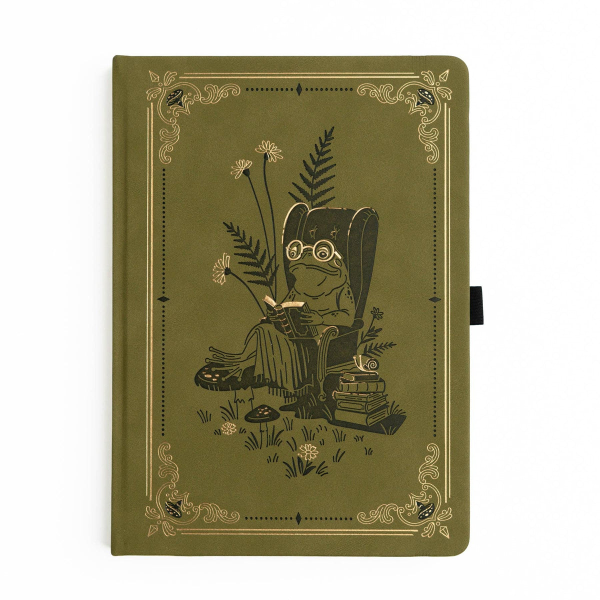 Literary Frog Dot Grid Pocket Journal
