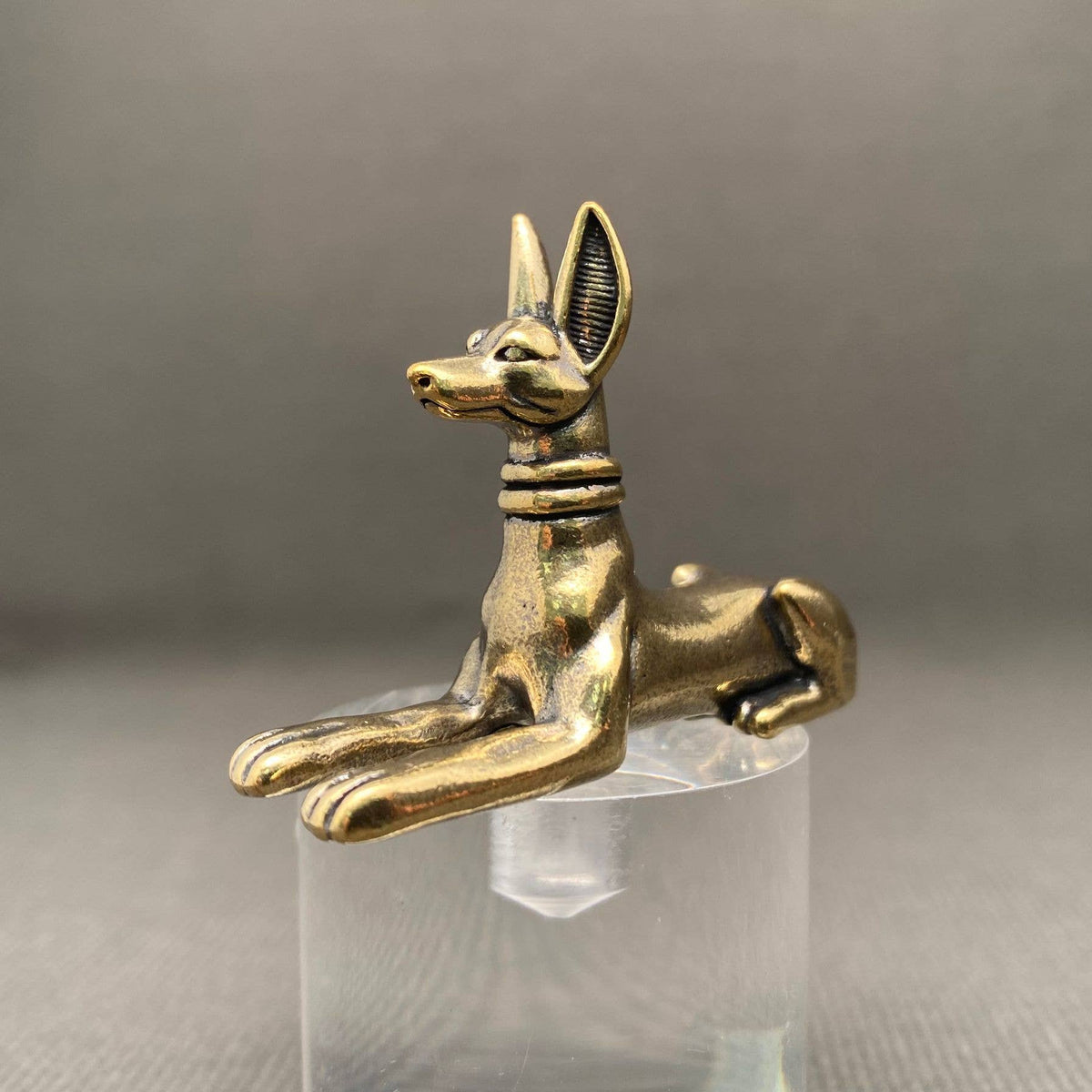 Brass Pharaoh's Hound Decoration