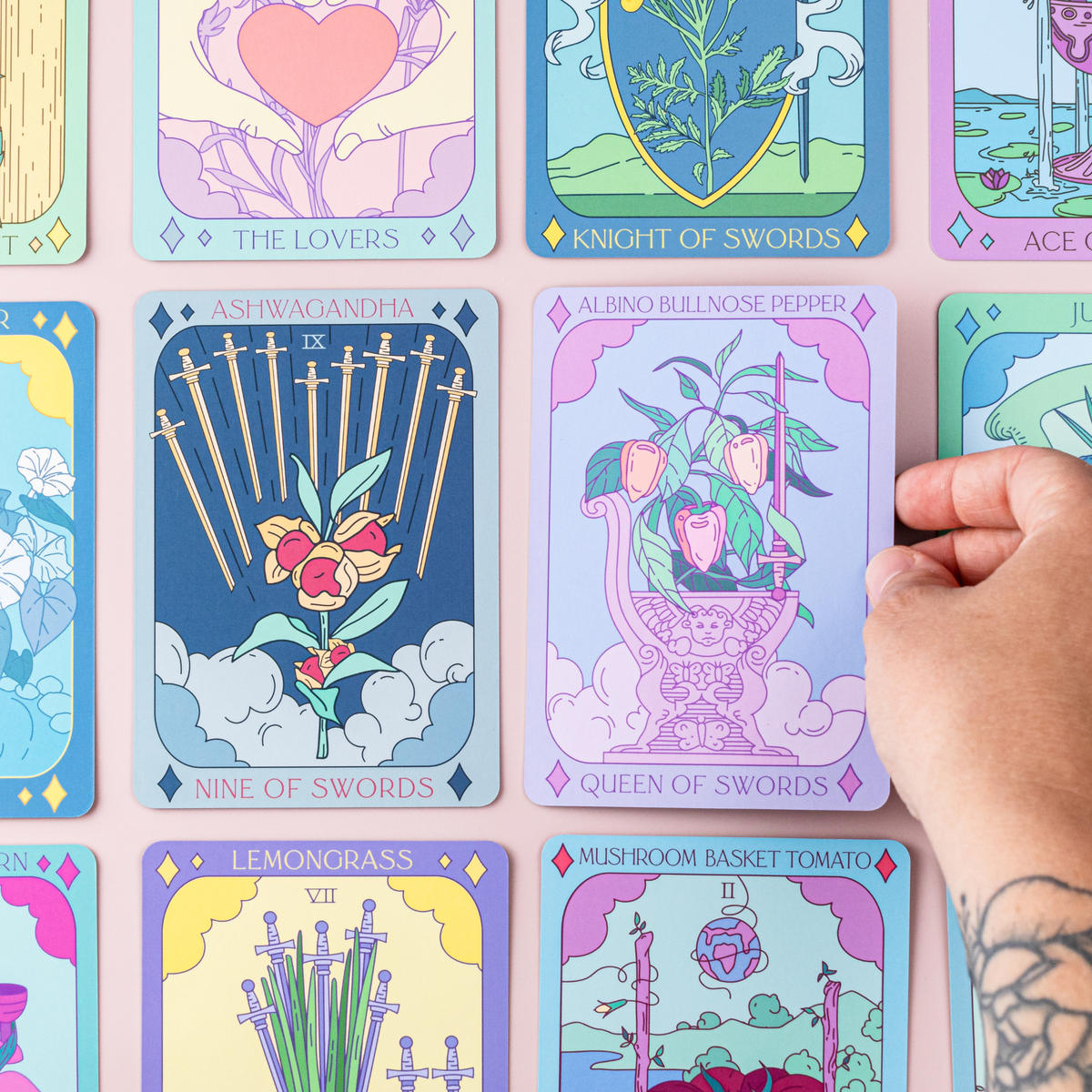 Botanical Tarot Deck + Guidebook (Limited Edition)