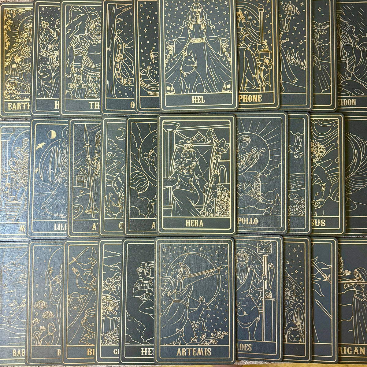 Morrigan Deity Card | Altar Decor | Wall Art | Shelf Leaner