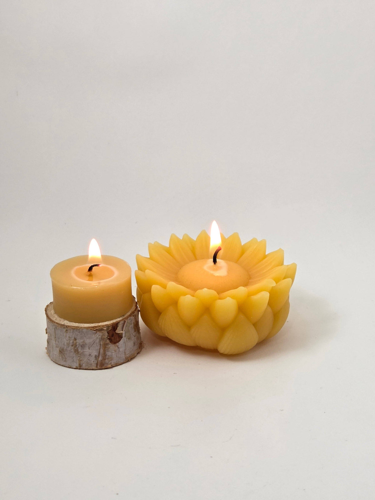 Beeswax Sunflower Candle