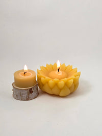 Beeswax Sunflower Candle