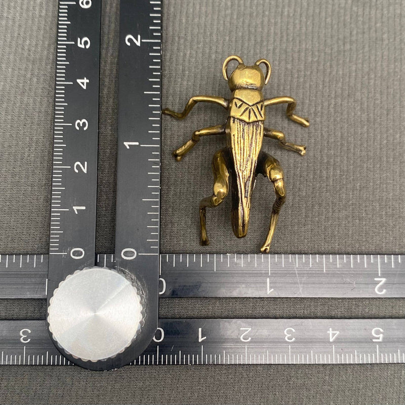 Brass Grasshopper Decoration
