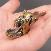 Brass Angler Fish Decoration