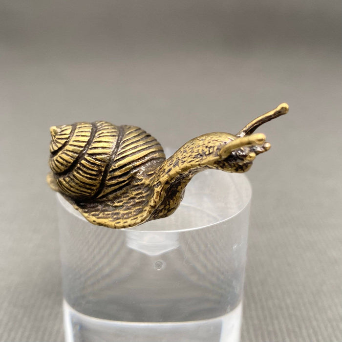 Brass Snail Decoration
