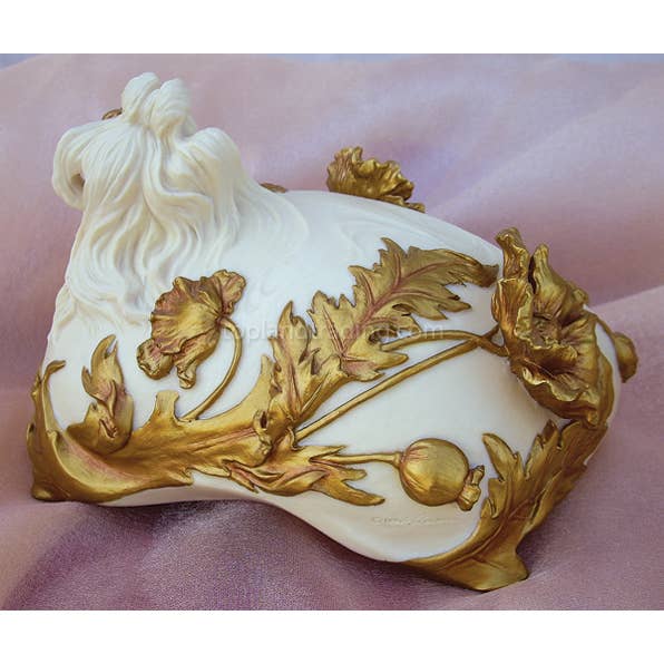 Floral Bliss Art Nouveau Inspired Jewelry Box