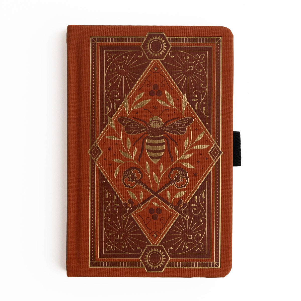 Keeper of the Bees in Rust Dot Grid Pocket Journal