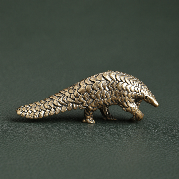 Antique Brass Pangolin Figurine