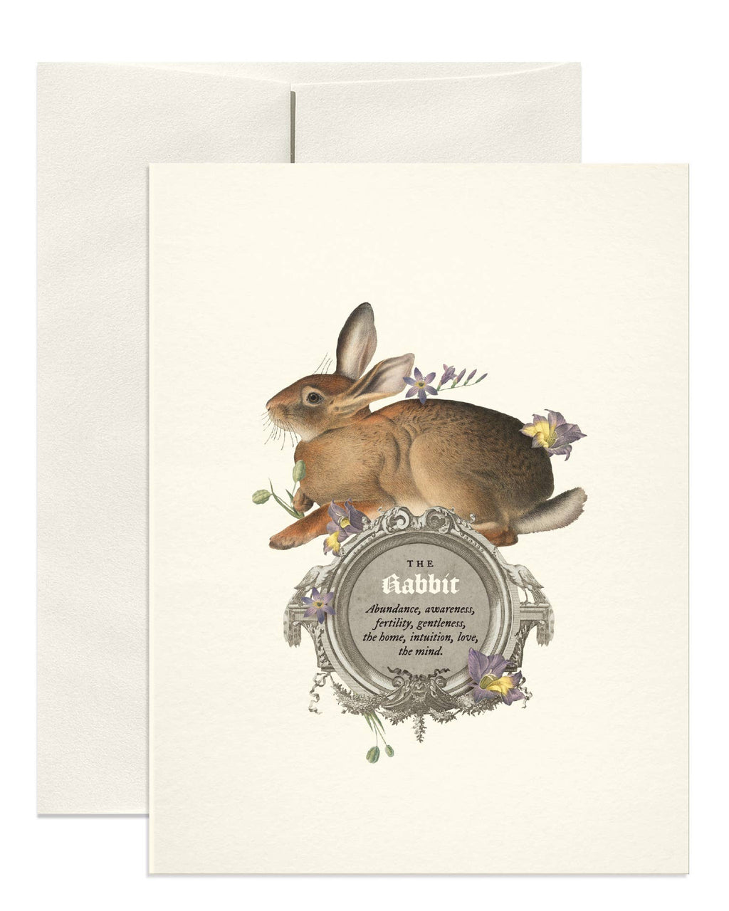 Rabbit Familiar Greeting Card