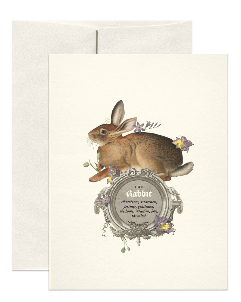 Rabbit Familiar Greeting Card