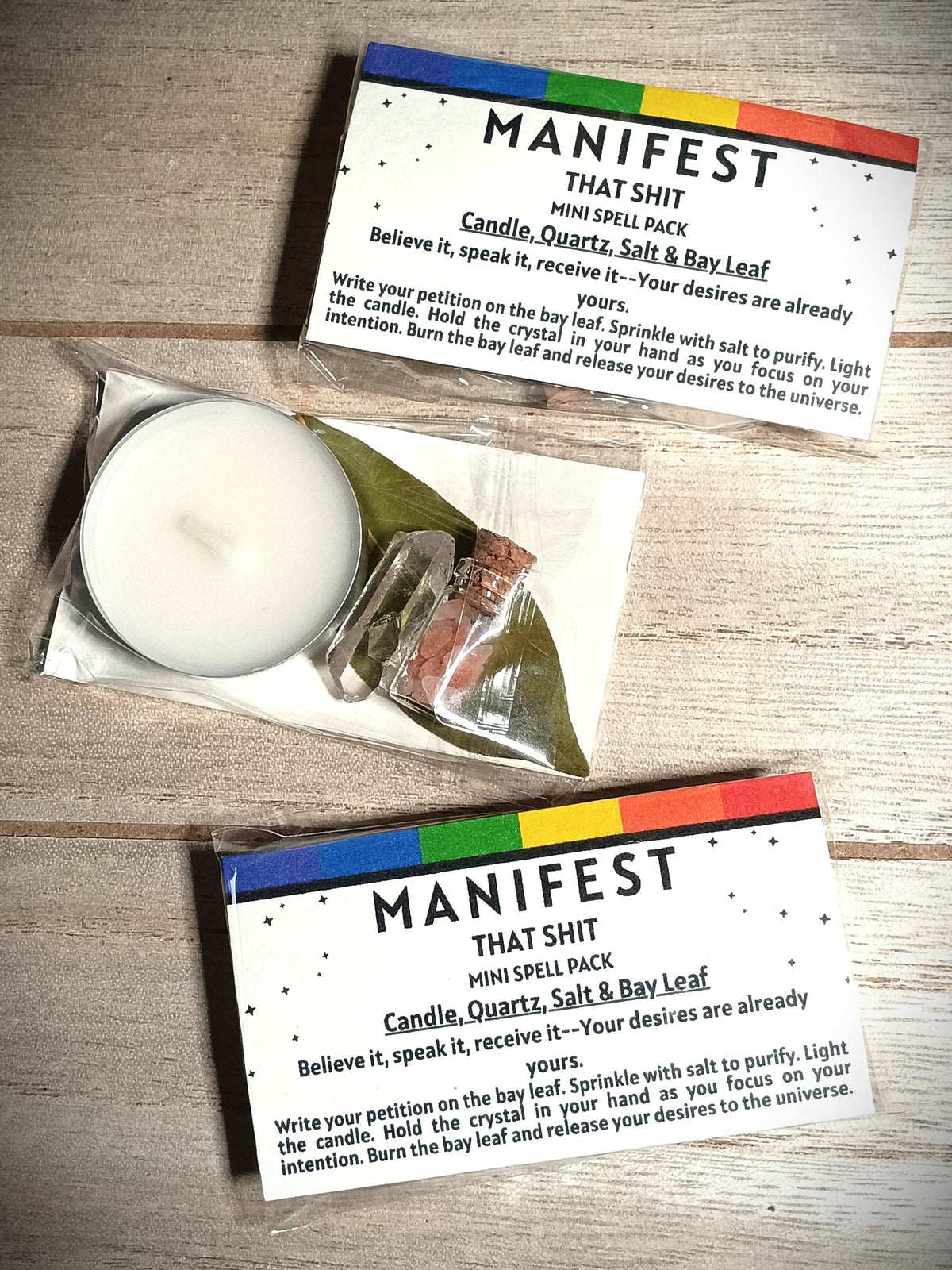 Mini Candle Intention Spell Packs