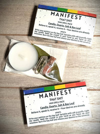 Mini Candle Intention Spell Packs
