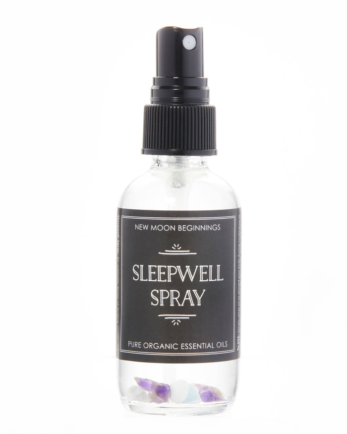 Sleepwell Spray with Crystal Chips and Essential Oils