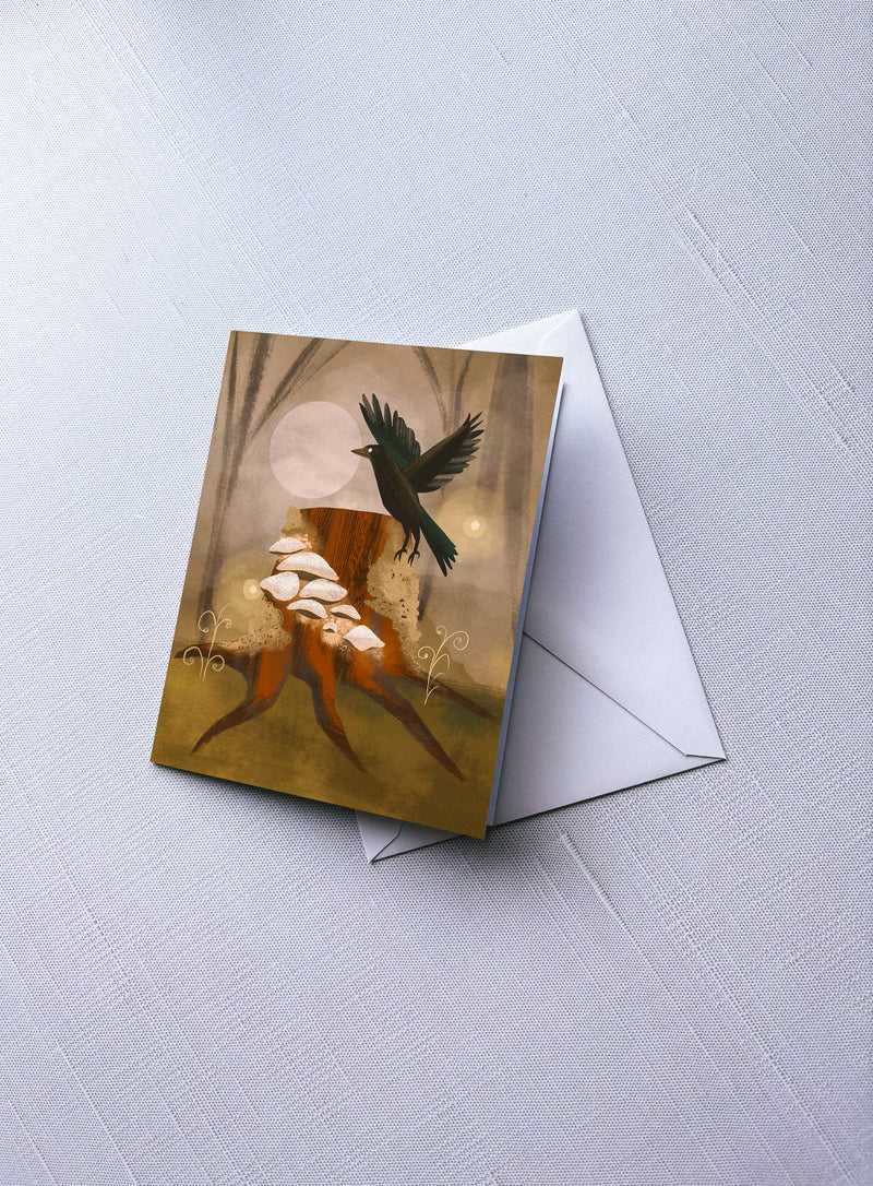 Grim Woods Greeting Card