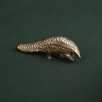 Antique Brass Pangolin Figurine
