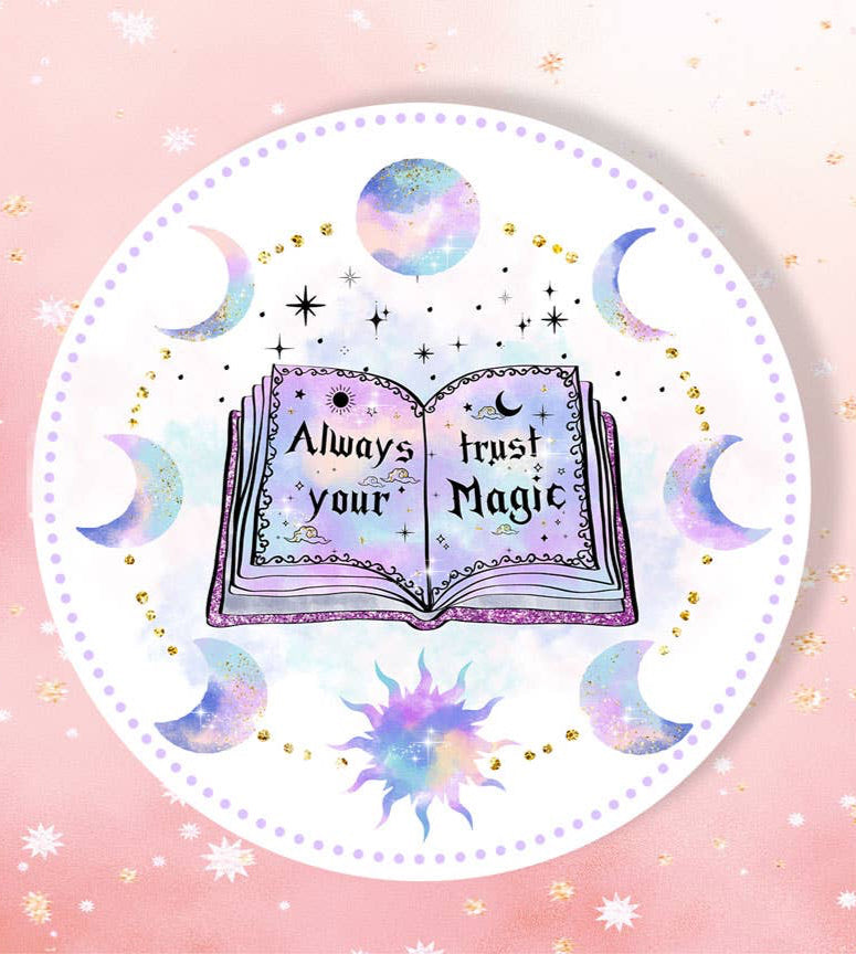Always Trust Your Magic Spellbook Vinyl Sticker