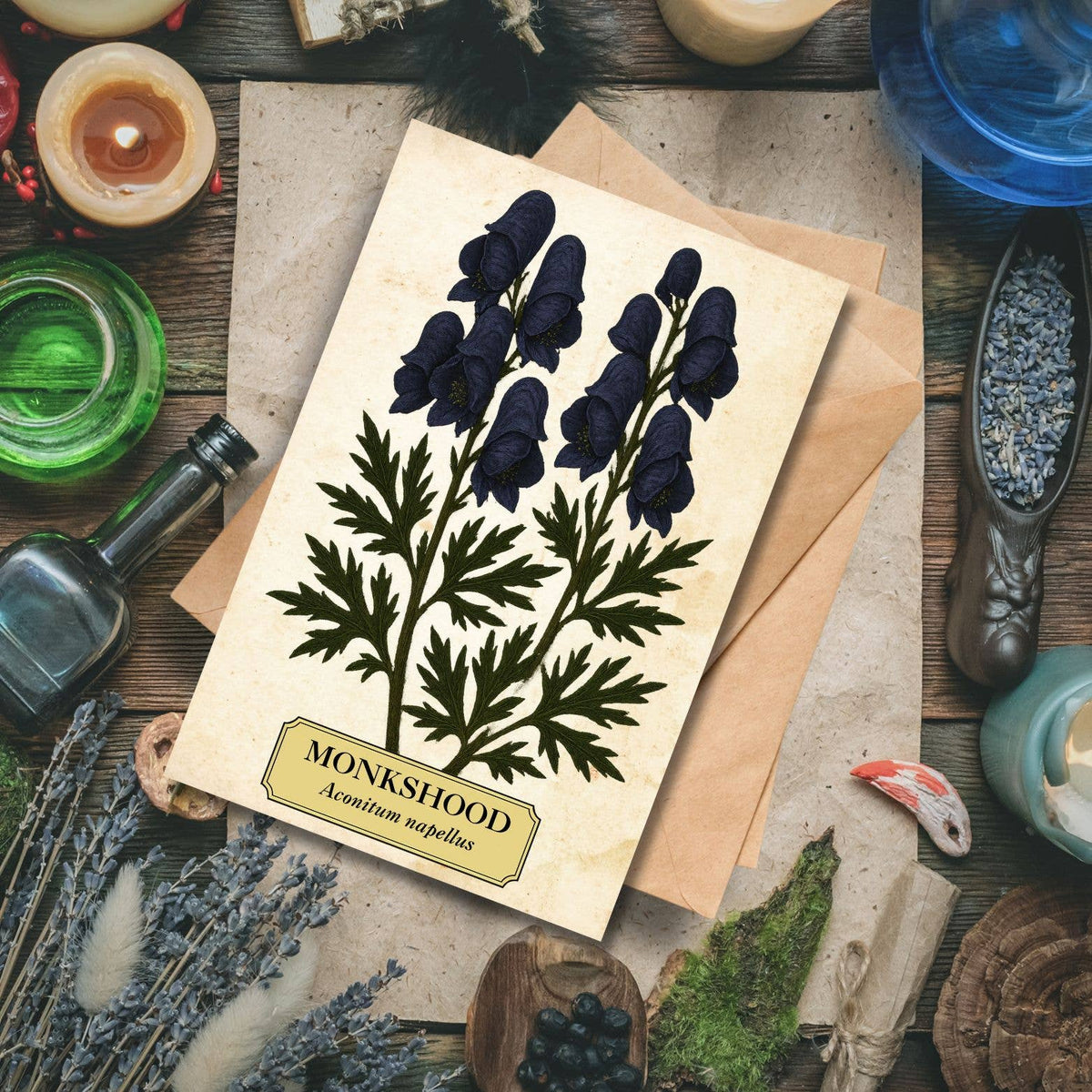 Witch's Garden Greeting Cards