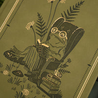 Literary Frog Dot Grid Pocket Journal