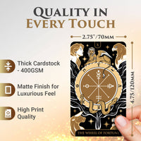Wyspell Starlight Tarot Cards: Gold Edition