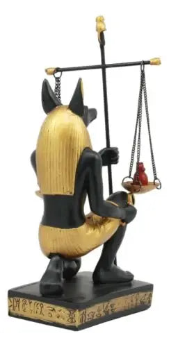 Egyptian Anubis Scales of Justice Statue