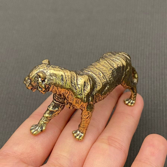 Brass Tiger Decoration