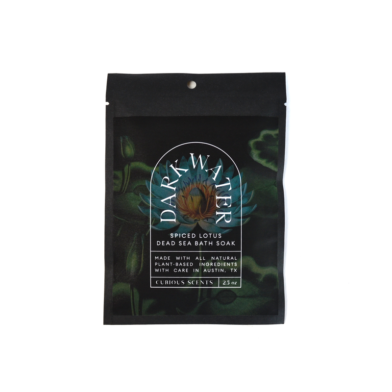 Dark Water Spiced Lotus Bath Salt Soak