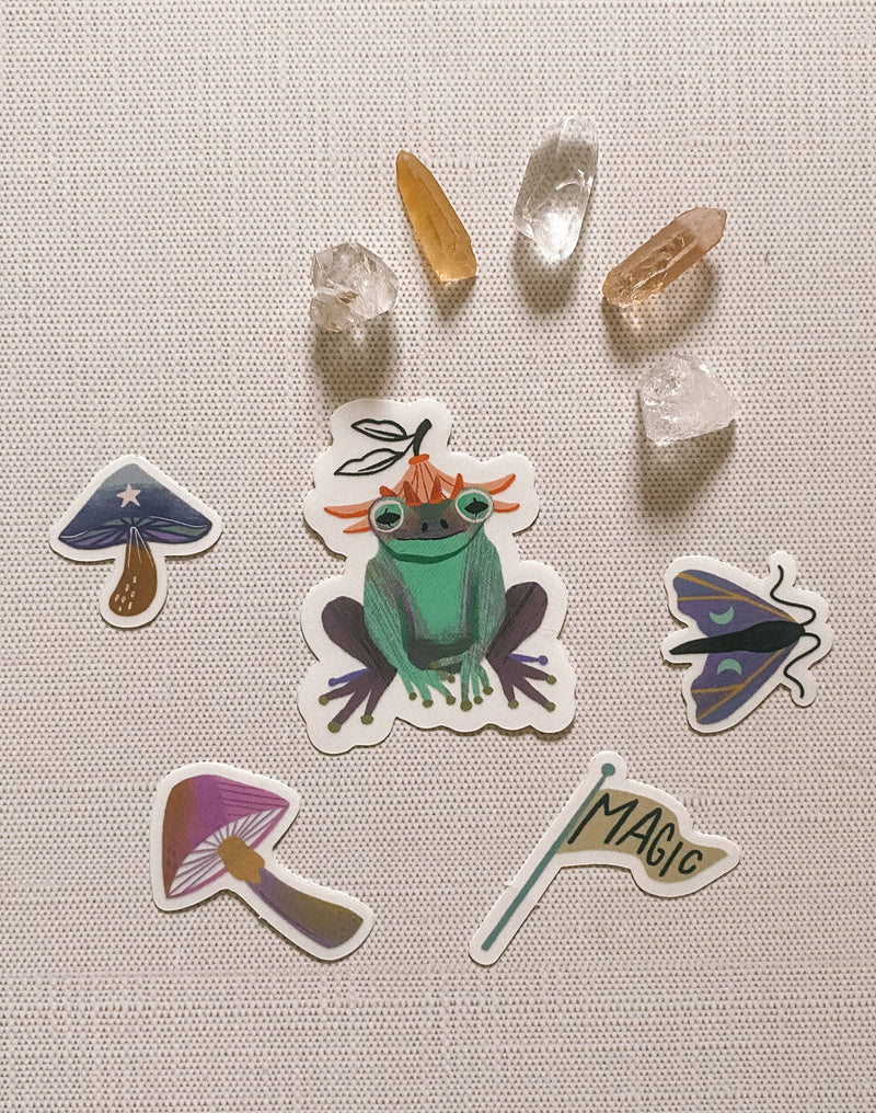 Gentleman Toad Vinyl Sticker