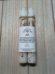 Air Element Herbal Ritual Candles | Clarity, Inspiration & Communication