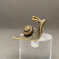Brass Curious Snail Decoration