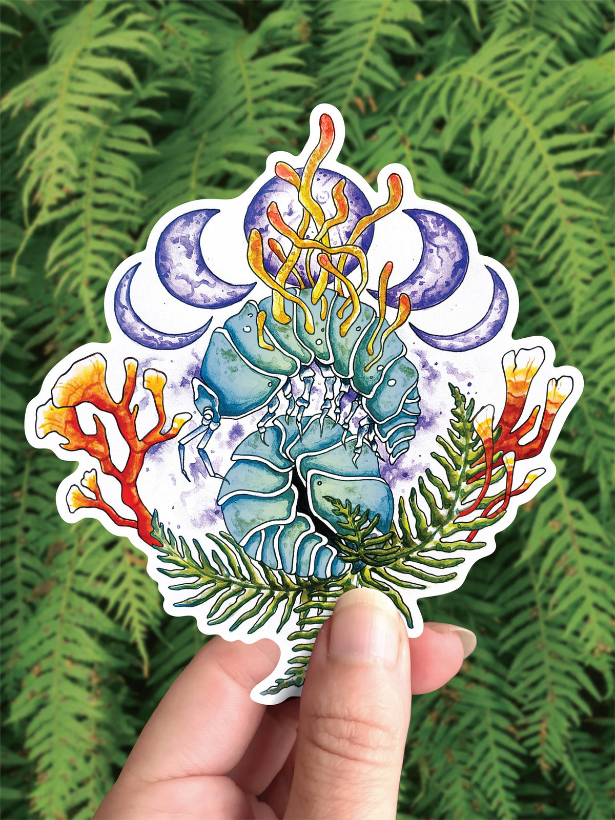 Cordyceps Eclipse Vinyl Sticker