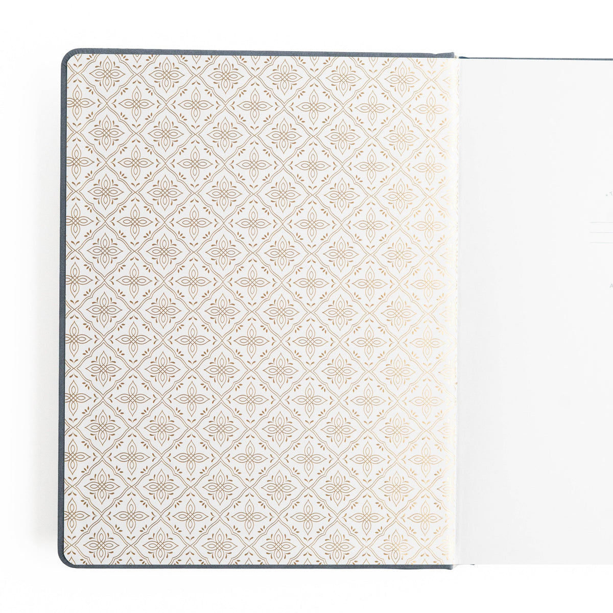 Storybook in Navy Dot Grid Pocket Journal