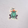 Gentleman Toad Vinyl Sticker