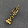 Small Brass Virgin Mary Decoration