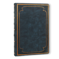 Gilded Navy Leather Style Journal