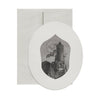 Dark Kingdom Oval Greeting Card