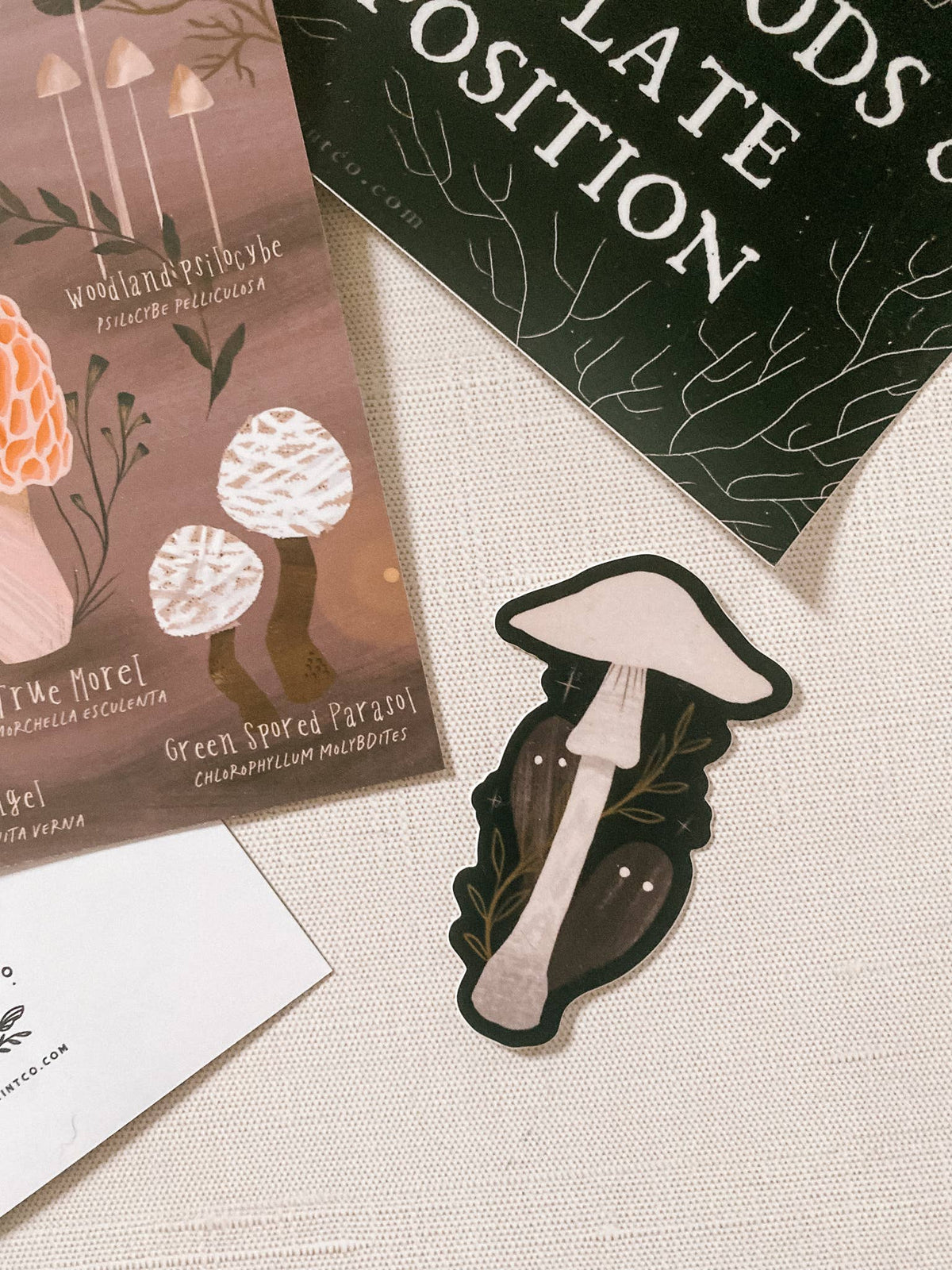 Amanita Verna Matte Vinyl Sticker