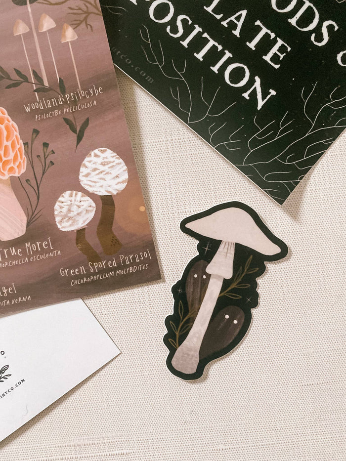 Amanita Verna Matte Vinyl Sticker
