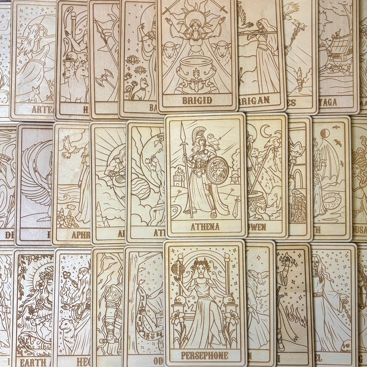 Hel Deity Card | Altar Decor | Wall Art | Shelf Leaner