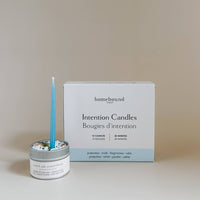 Intention Candle Ritual Kit | 10-Candle Set with Salt Crystal Blend & Incense