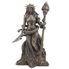 Goddess of Magic Hecate Statue Bronze